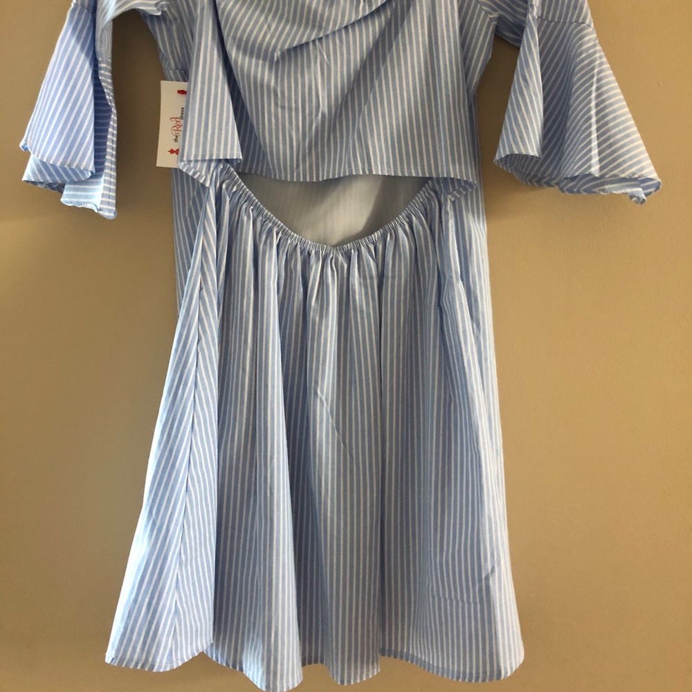 NWT Red Dress Boutique Blue & White Striped Dress - Picture 7 of 11
